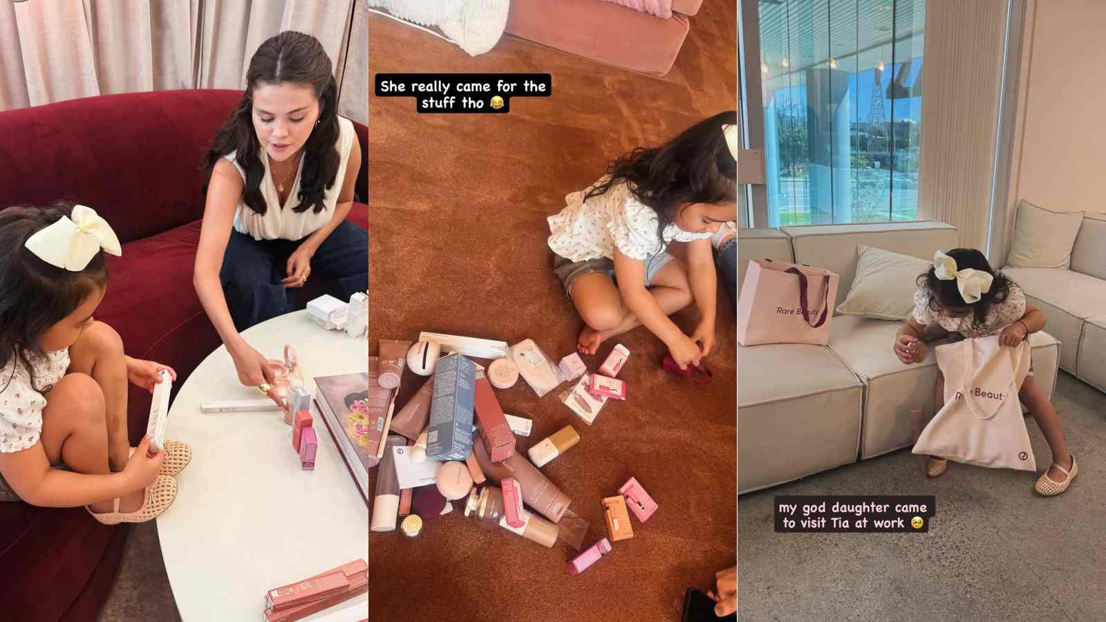 Selena Gomez and her goddaughter