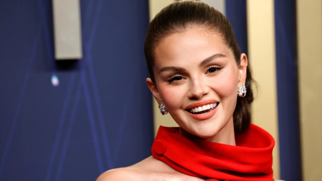 Selena Gomez shows her goddaughter visiting Rare Beauty