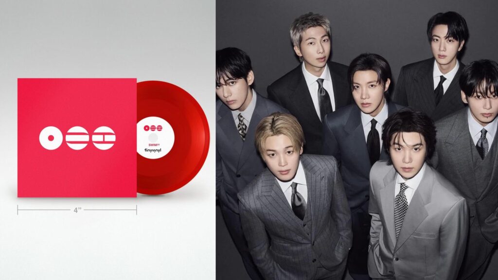 Target releases BTS’s SWIM as a Tiny Vinyl exclusive following the release of ARIRANG
