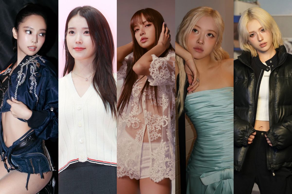 Top 5 female K-pop solo artists with the most songs surpassing 100 million streams on Spotify