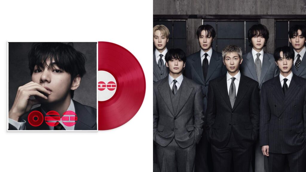 V’s “Velvet Red” vinyl is the best-selling preorder variant for BTS’s new album