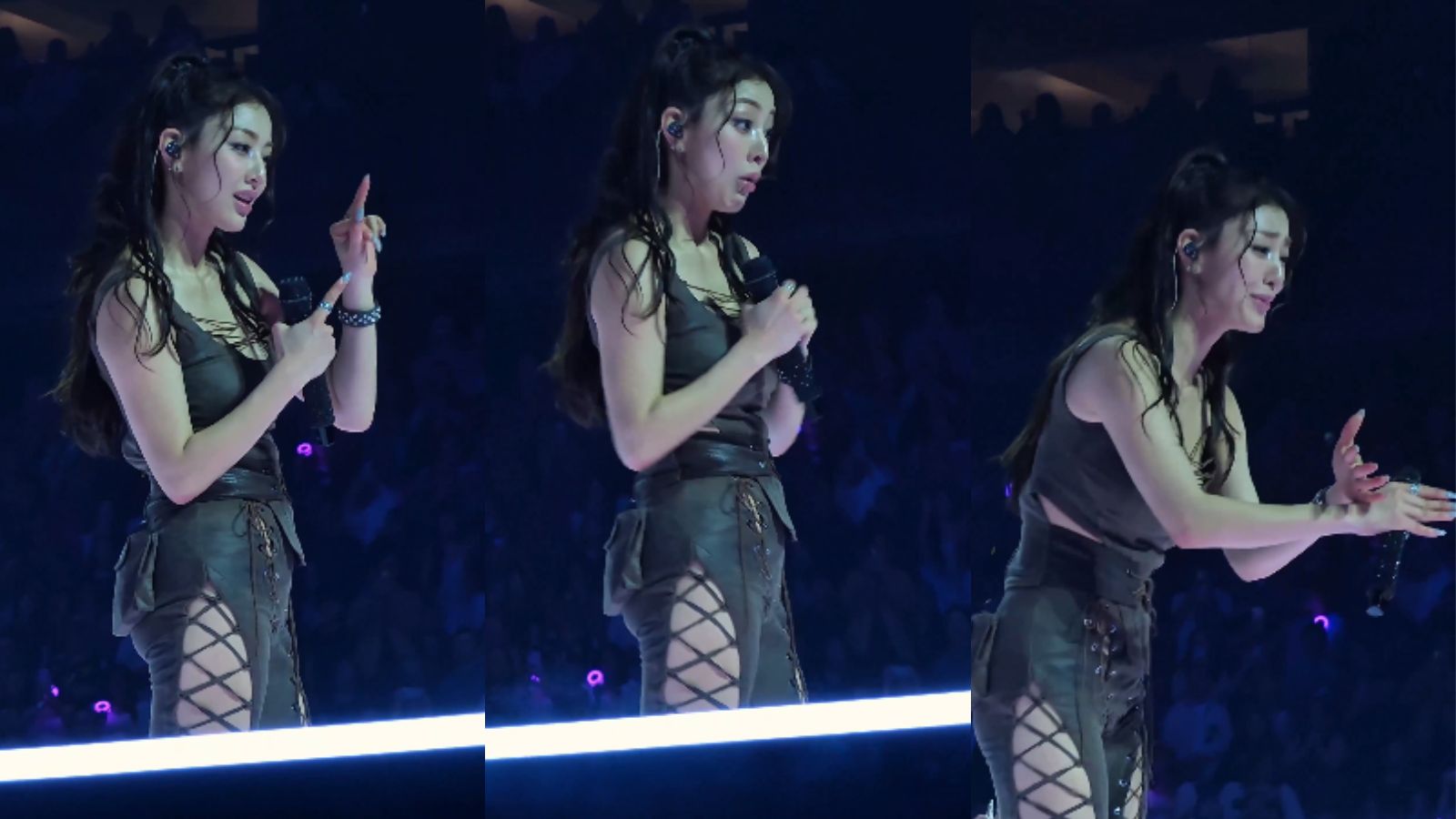 TWICE's Jihyo accidentally flipping off her fans mid-concert goes viral TWICE's Jihyo accidentally flipping off her fans mid-concert goes viral