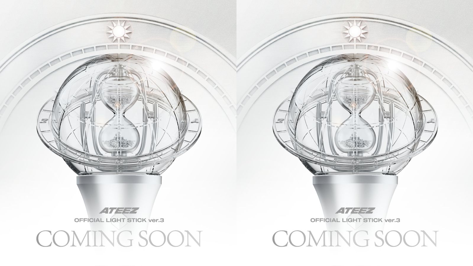 ATEEZ hourglass new light stick for concerts 