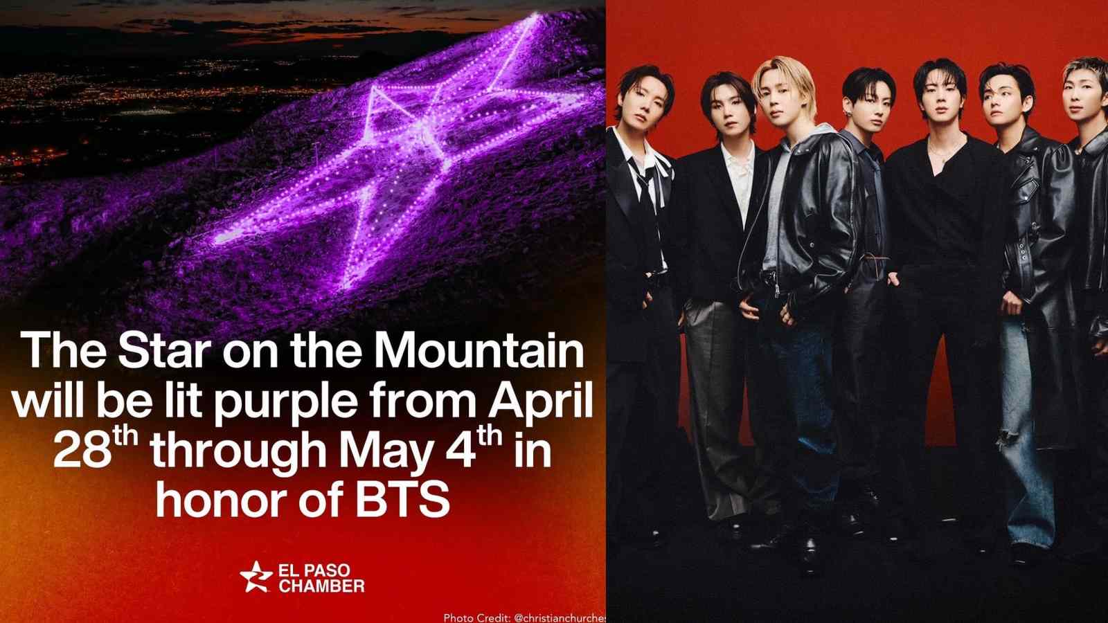 El Paso County honors BTS before upcoming concerts with a new title and a landmark recognition