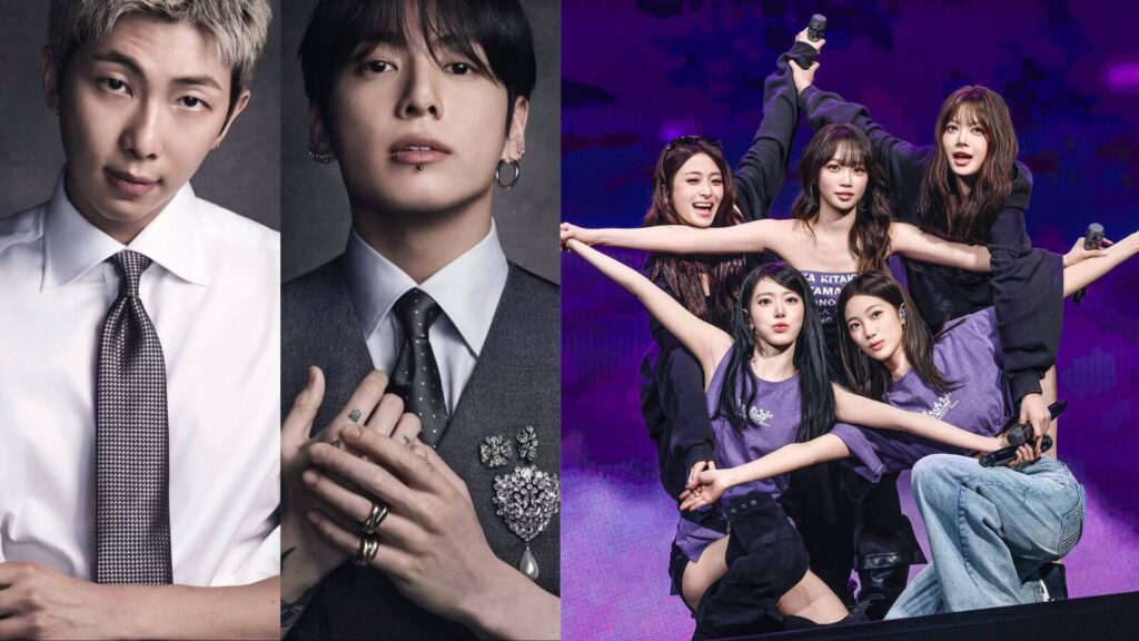 BTS RM and Jungkook show support to LE SSERAFIM's new song 'CELEBRATION'