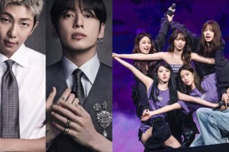 BTS RM and Jungkook show support to LE SSERAFIM's new song 'CELEBRATION'