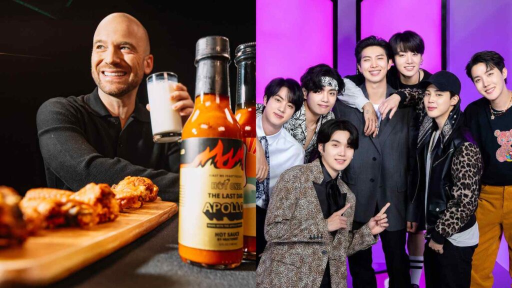 BTS prepares a record setting amount of chicken wings for their Hot Ones interview debut BTS prepares a record setting amount of chicken wings for their Hot Ones interview debut