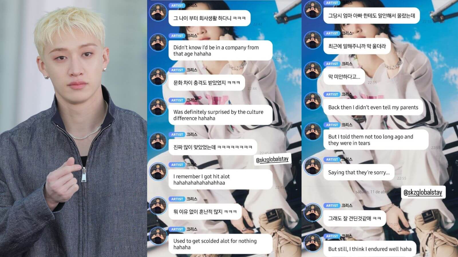 Stray Kids' Bang Chan opened up about the abuses he suffered during his trainee period Stray Kids' Bang Chan opened up about the abuses he suffered during his trainee period