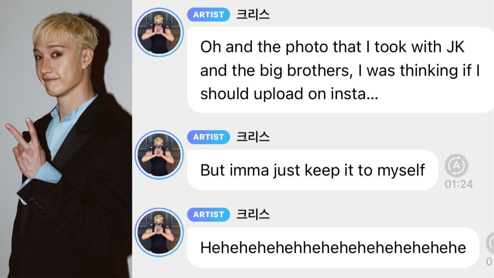 Stray Kids' Bang Chan talks about meeting BTS after their concert Stray Kids' Bang Chan talks about meeting BTS after their concert