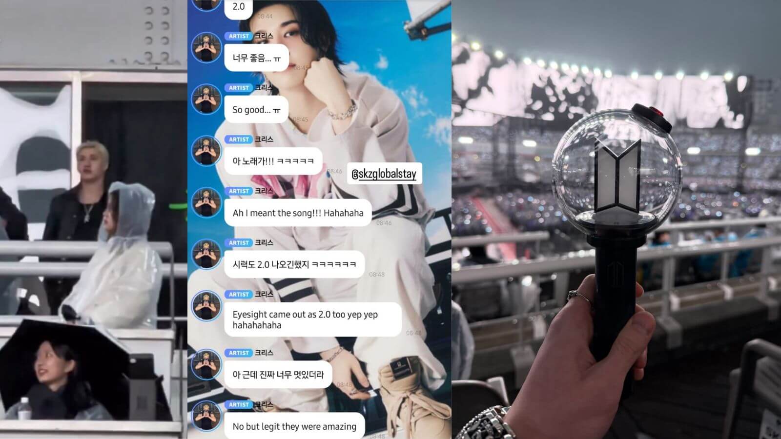 Stray Kids' Bang Chan attended BTS' first tour concert in Seoul