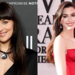 Dakota Johnson and Anne Hathaway kiss in the first trailer for 'Verity'