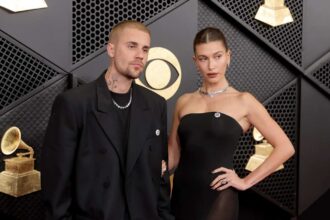 Hailey Bieber reacts to Justin Bieber’s Coachella record-breaking headlining performance