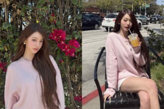 IVE’s Wonyoung shares floral photos with a bright outdoor look