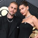 Justin Bieber shares a family moment with Hailey Bieber and his son during Coachella headlining set