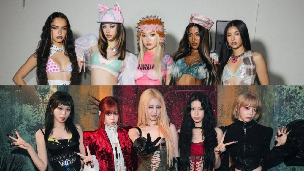 KATSEYE and LE SSERAFIM join forces to promote their comebacks