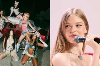 KATSEYE drops the music video for “Pinky Up,” featuring a Vivian Wilson cameo