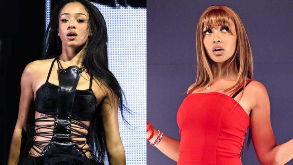 KATSEYE's Manon took the stage at Coachella 2026 as a PinkPantheress guest