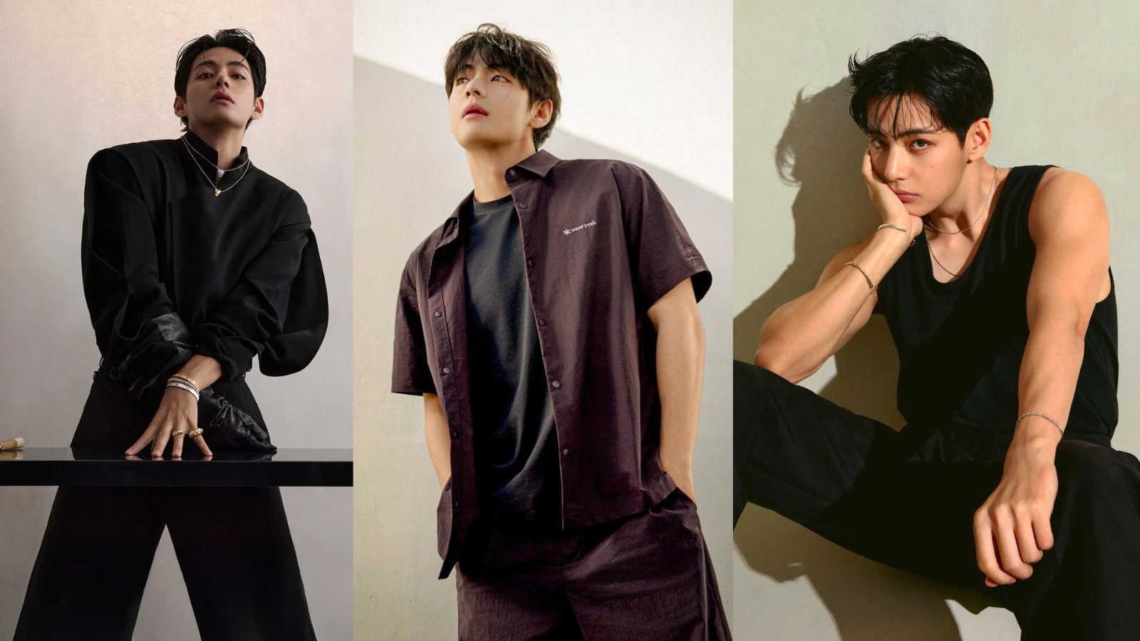 Kim Taehyung is naturally elegant, so he could pass as a professional model because of his perfect bearing