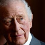 King Charles III attends an Easter Sunday church service in St. George's Chapel