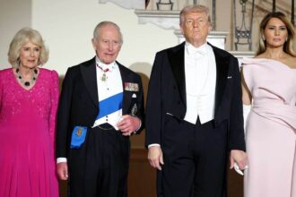 King Charles praises military music at the White House state dinner