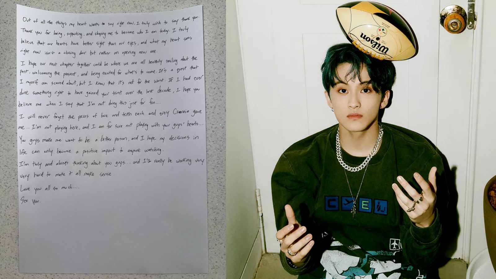 Mark Lee shares personal letters following his departure from SM Entertainment and NCT Mark Lee shares personal letters following his departure from SM Entertainment and NCT