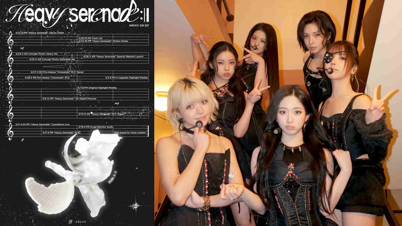 NMIXX announces upcoming mini-album Heavy Serenade for a May release