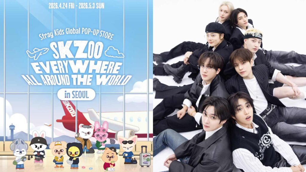Stray Kids open a themed pop-up store in Seoul, South Korea