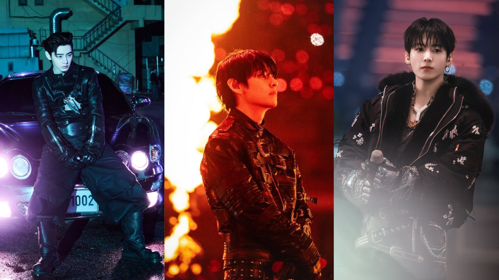 Sunghoon, V and Jungkook showcasing aura and proving why they are the visuals of the year