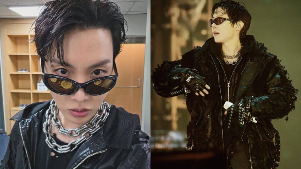 The funny moment when BTS' J-Hope almost lost his eyebrows on stage