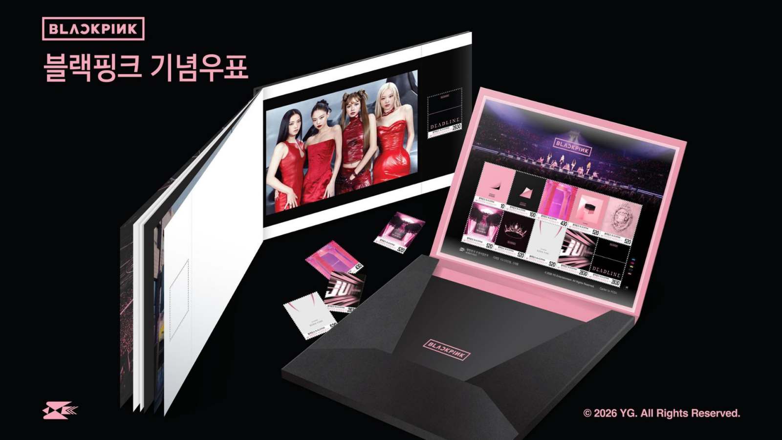 Korea Post will release BLACKPINK stamps for the group’s 10th anniversary