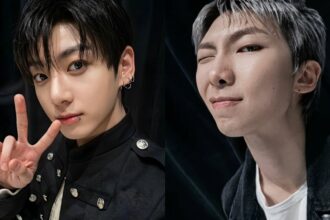 BTS Jungkook plays with RM's crutches in a funny new video