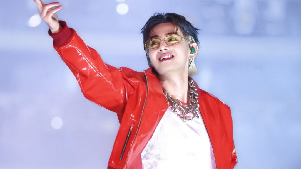 BTS' members teamed up to undress V during a concert