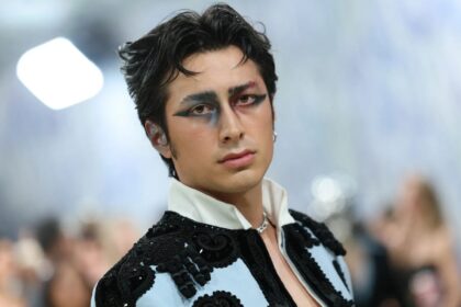 Hudson Williams debuts at the Met Gala 2026 in a bold Balenciaga look