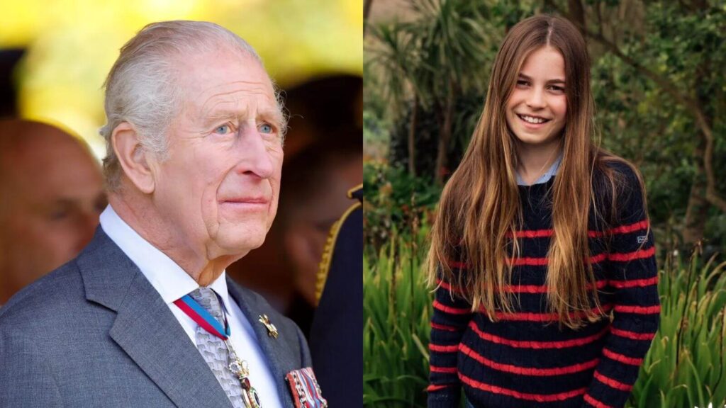 King Charles III picked up a special gift for Princess Charlotte in the middle of a royal engagement King Charles III picked up a special gift for Princess Charlotte in the middle of a royal engagement