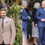 King Charles meets David Beckham at the Chelsea Flower Show
