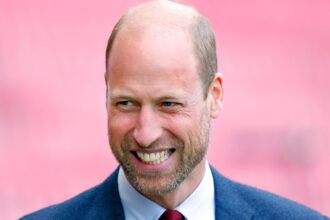 Prince William attends the FA Cup Final before supporting Aston Villa as a soccer fan