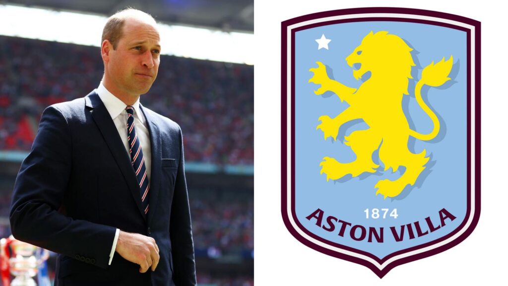 Prince William celebrates Aston Villa’s Europa League semifinal win