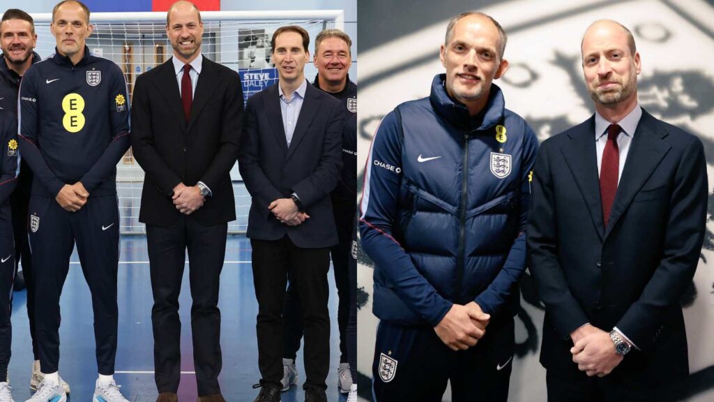 Prince William visits England’s soccer team before the 2026 World Cup