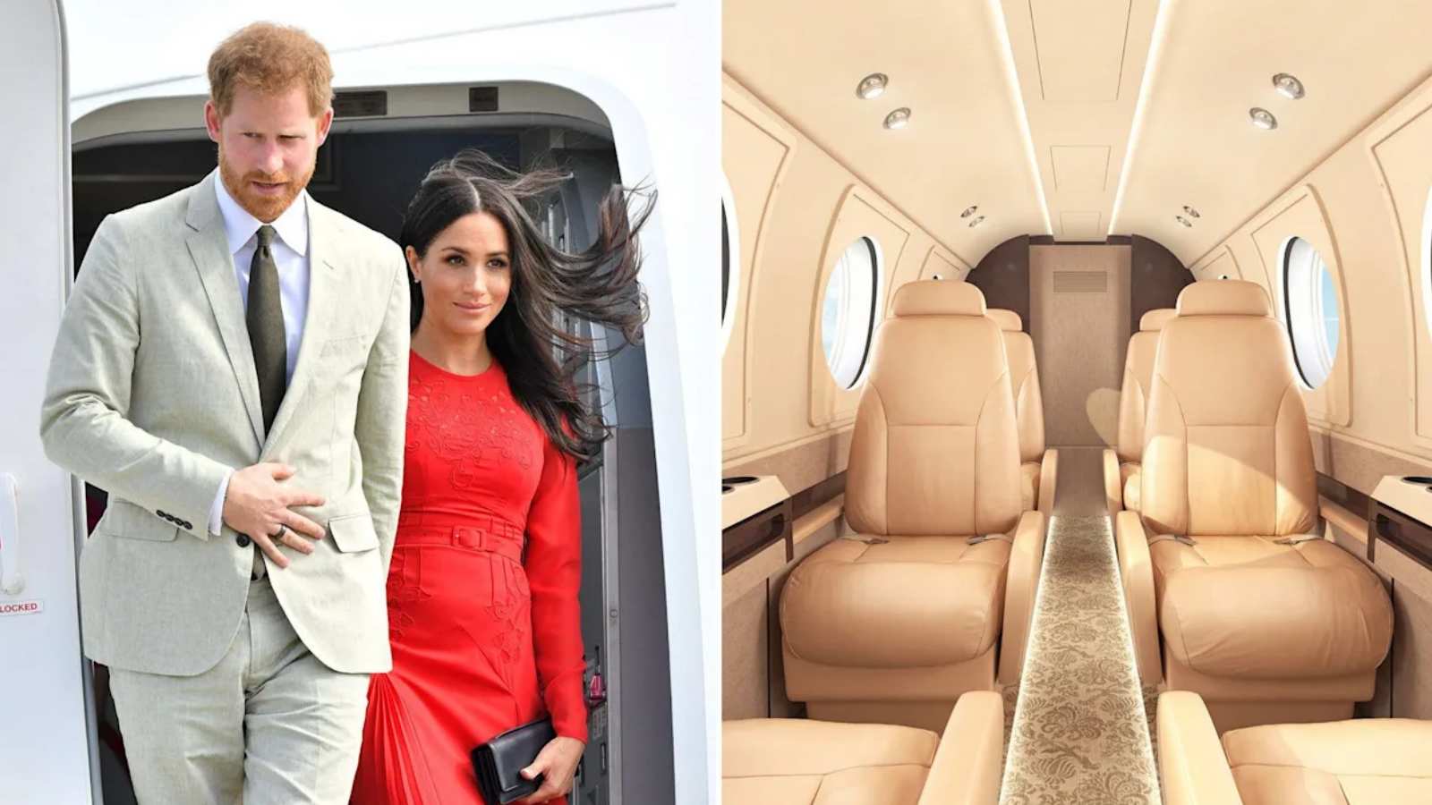Prince Harry and Meghan Markle travel in luxury through private air travel Prince Harry and Meghan Markle travel in luxury through private air travel