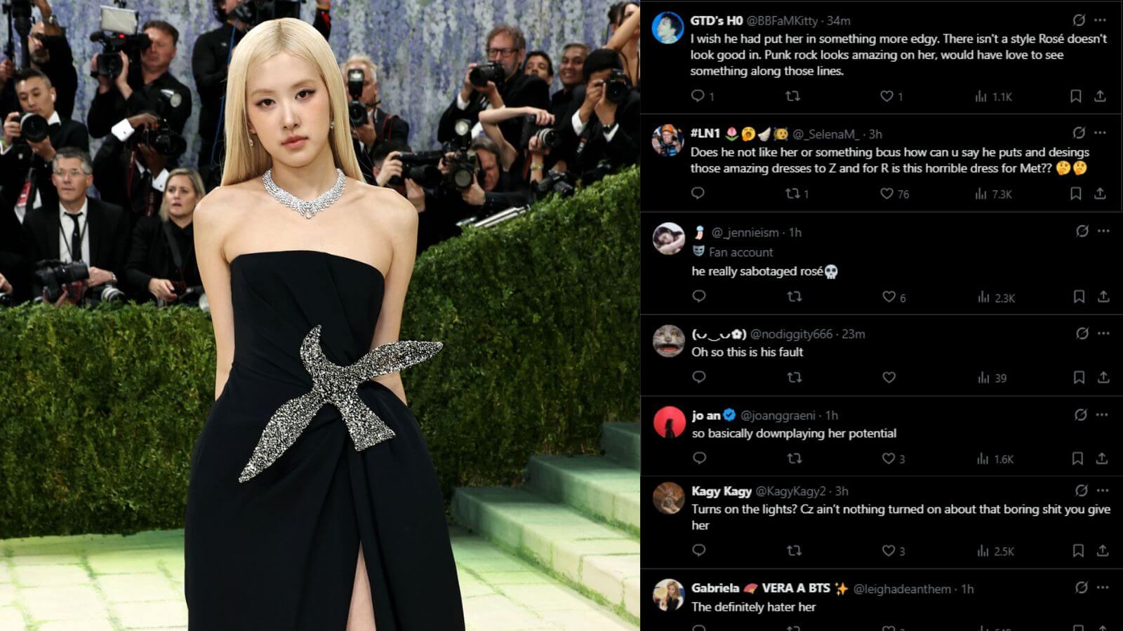 Stylist Law Roach describes BLACKPINK's Rosé as a 'quiet storm' in fashion