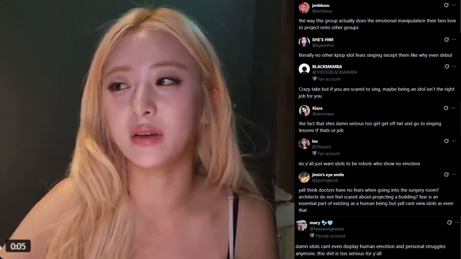 LE SSERAFIM's Yunjin faces backlash after opening up about her fear of singing