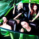 aespa rocks psychedelic neon. “LEMONADE” concept video