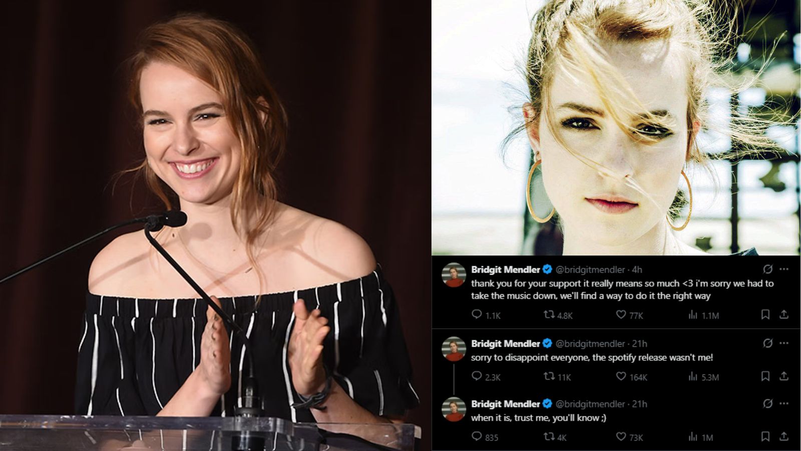 Bridgit Mendler speaks out about her new music release: 'sorry to disappoint everyone' Bridgit Mendler speaks out about her new music release: 'sorry to disappoint everyone'