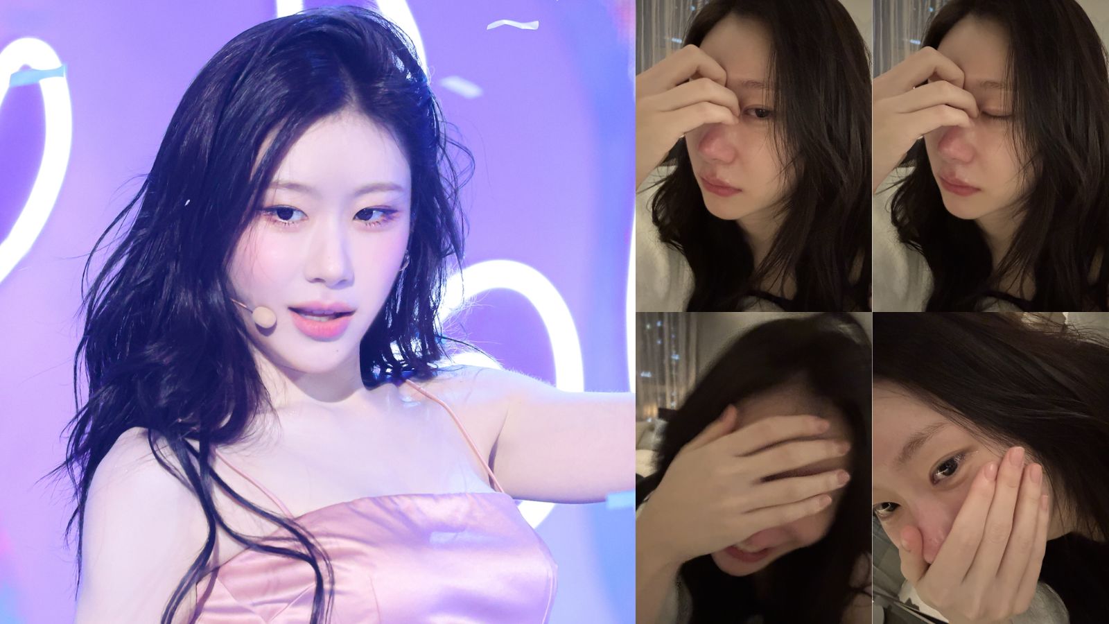 ITZY's Chaeryeong likes taking selfies when she's crying ITZY's Chaeryeong likes taking selfies when she's crying