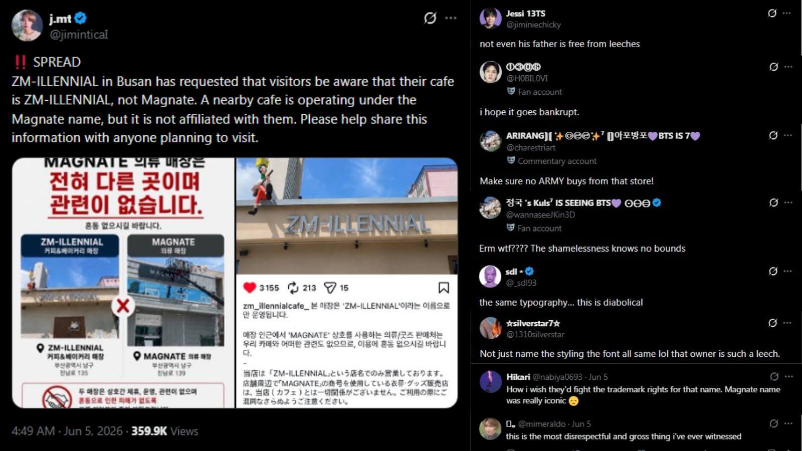 BTS' Jimin's family faces trademark controversy, sparking global indignation