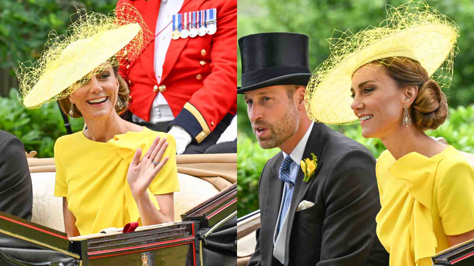 Princess Kate Middleton delivers a graceful curtsy during Royal Ascot
