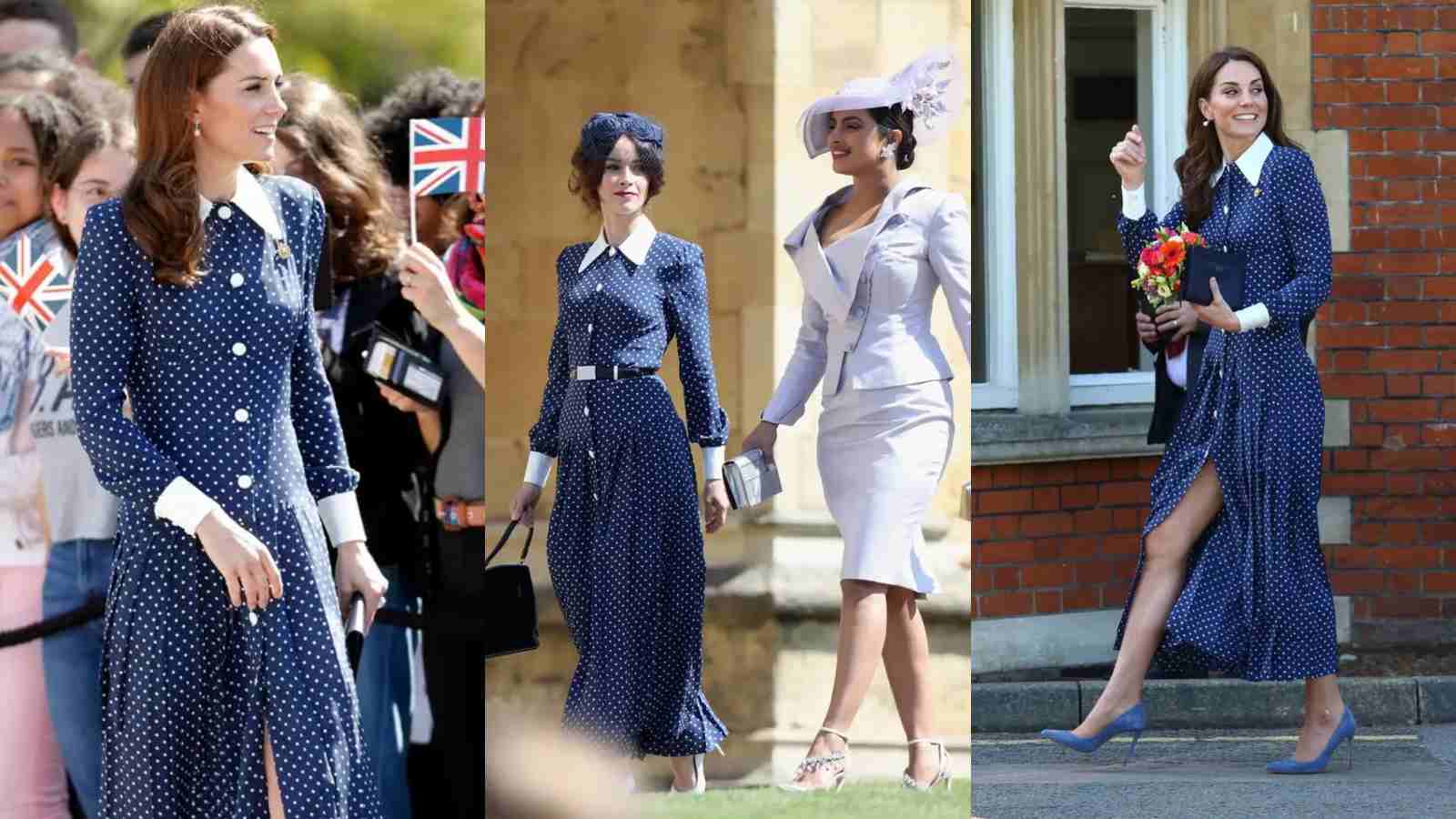 Princess Kate Middleton keeps stunning with her polka dot Alessandra Rich dress