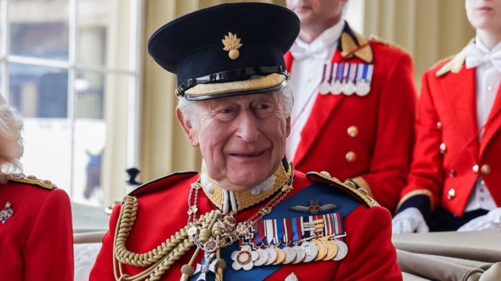 King Charles III almost makes a rare mistake on the Trooping the Colour balcony King Charles III almost makes a rare mistake on the Trooping the Colour balcony