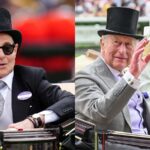 King Charles and Queen Camilla welcome Stanley Tucci to Royal Ascot