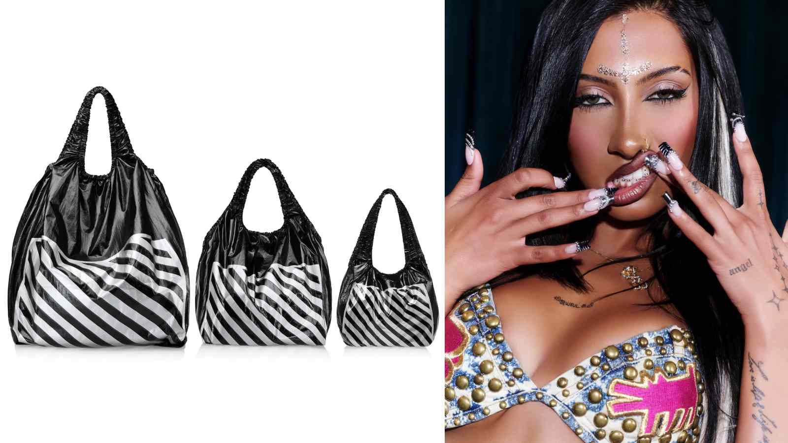 Lara showcases a stylish Telfar bag in KATSEYE's new music video, and it's under $200